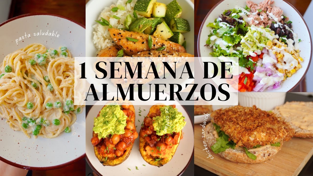 7 Almuerzos Saludables para toda la Semana