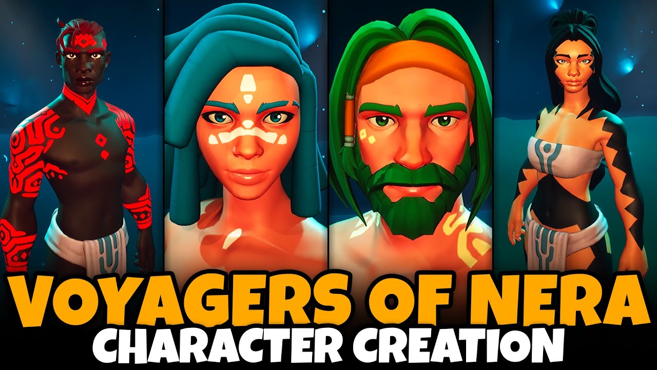 Создание персонажа Voyagers of Nera (мужчины и женщины, полная настройка, все опции, многое другое!)