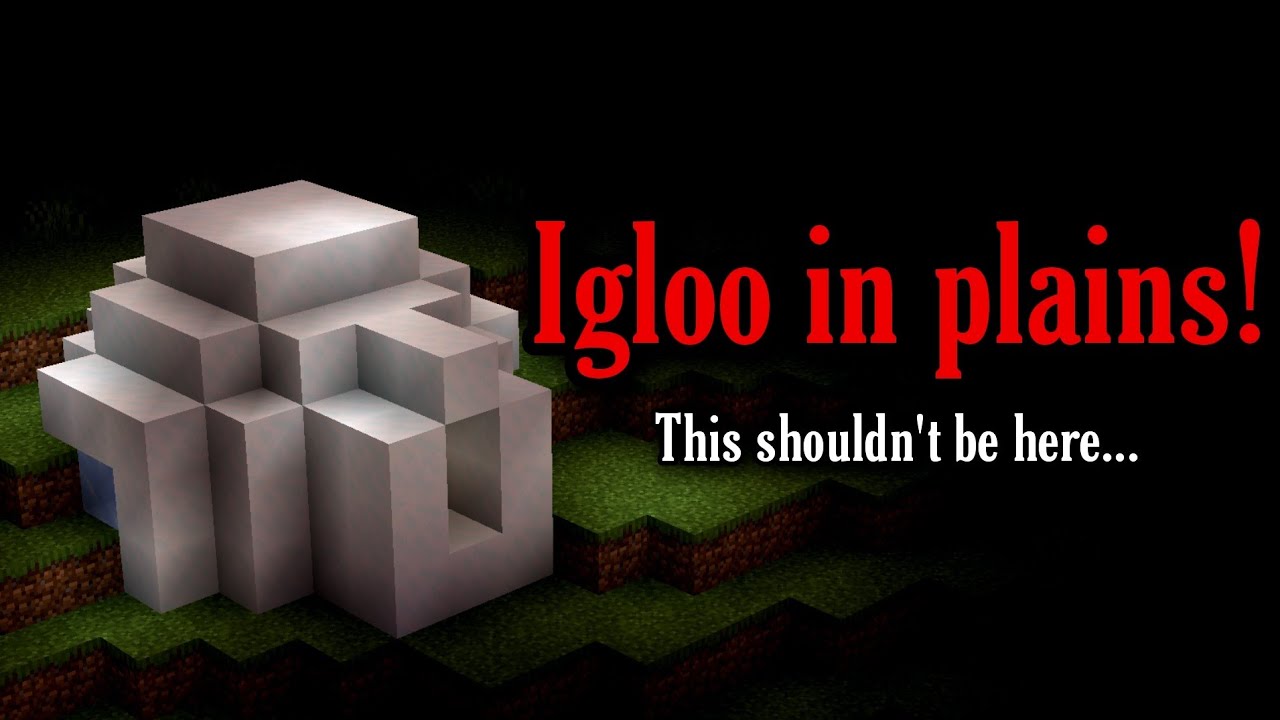 If you find an Igloo where there is no snow, Don't enter it! (Minecraft Creepypasta)
