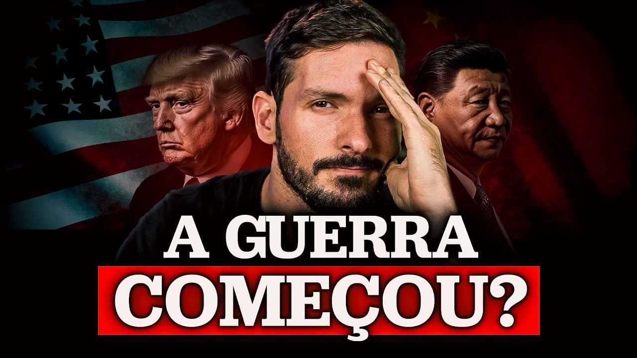 MERCADOS EM PÂNICO! A guerra comercial entre EUA e China começou | O que está acontecendo?