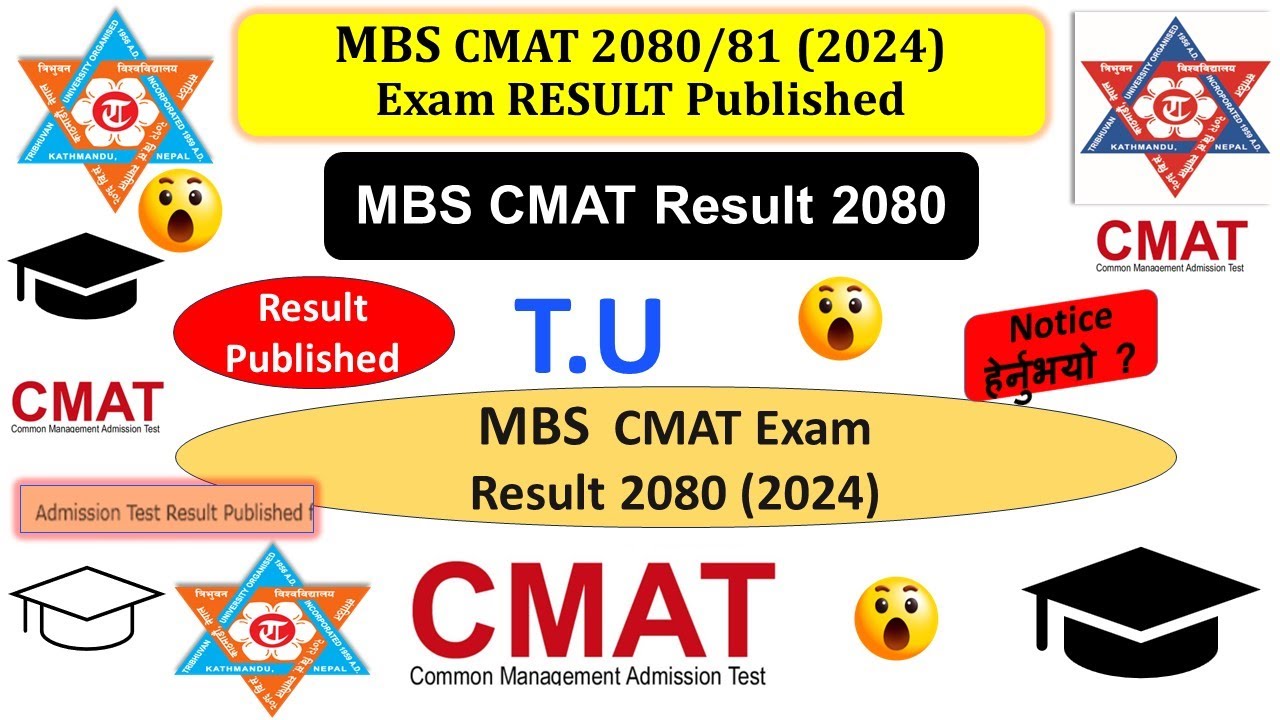 MBS CMAT Result Published 2080! Download CMAT Score Card (MarkSheet) Masters CMAT 2080(2024)!MBS\MPA