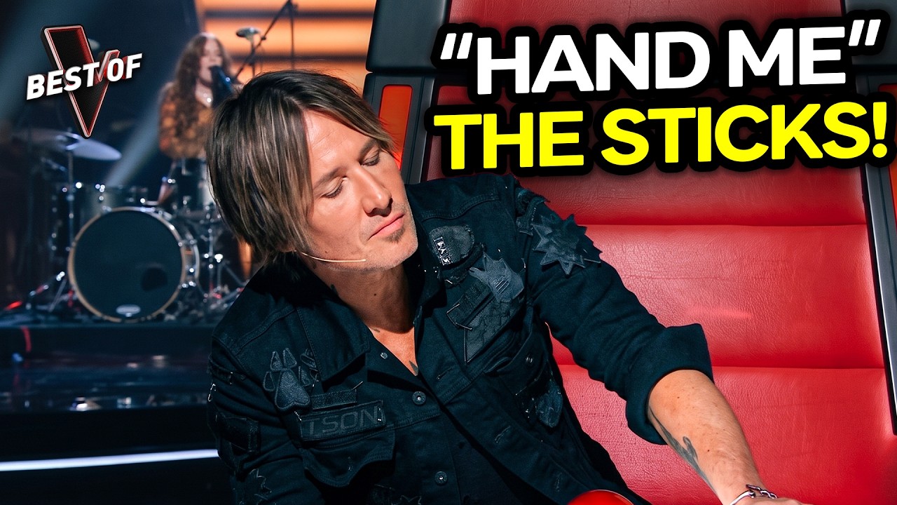 Keith Urban JUMPED On Her Drums After This Audition! | The Voice