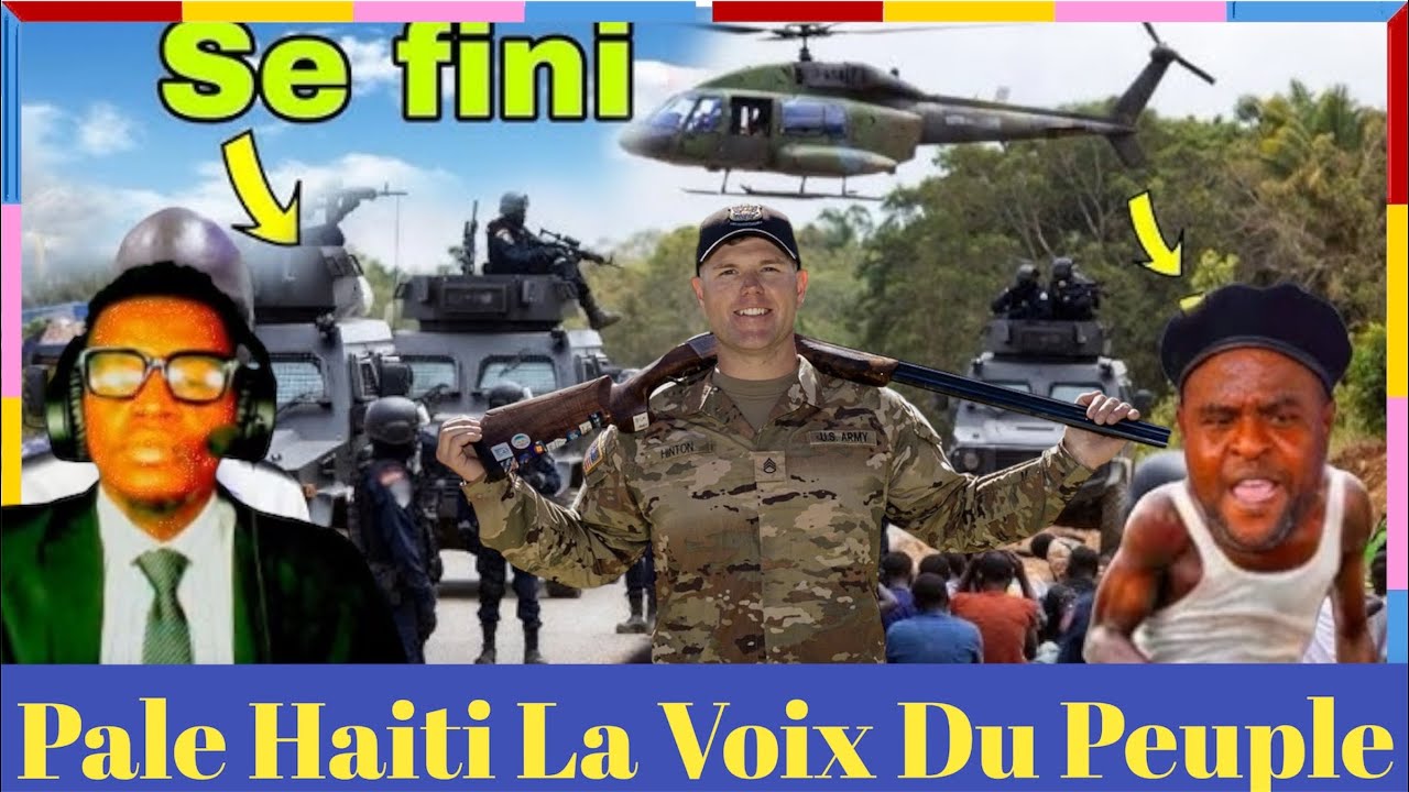 13 MAR/GWO ELIKOPTÈ AMERIKEN DEBAKE,LAPOLIS TOUCHE L,GWO PANIK AYITI,FILS AIMÉ VANN PEYIA,KONPLO SOU