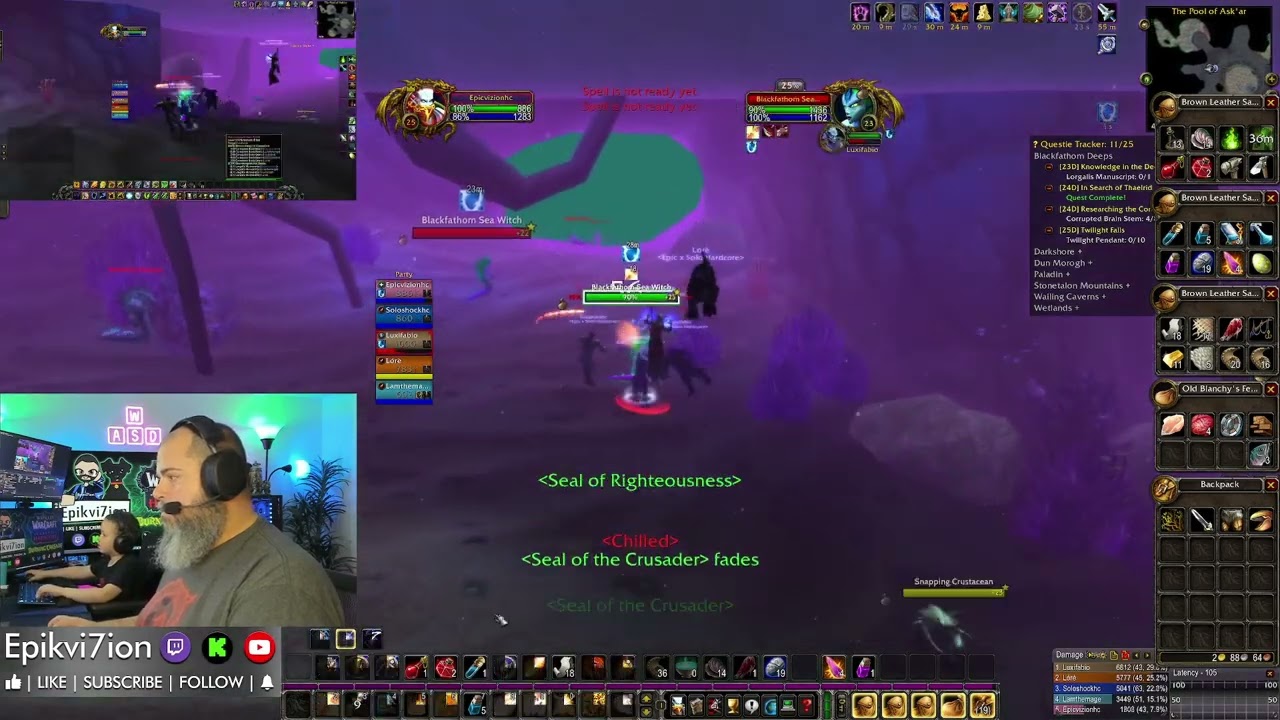 🚀Pt.7d 🐢🌊BLACKFATHOM ❤️‍🔥TBC HC ☠️[EPIC x SOLO HARDCORE] 🧔‍♂️FATHER💞👦SON ❤️‍🔥BURNING CRUSADE 🌎WoW