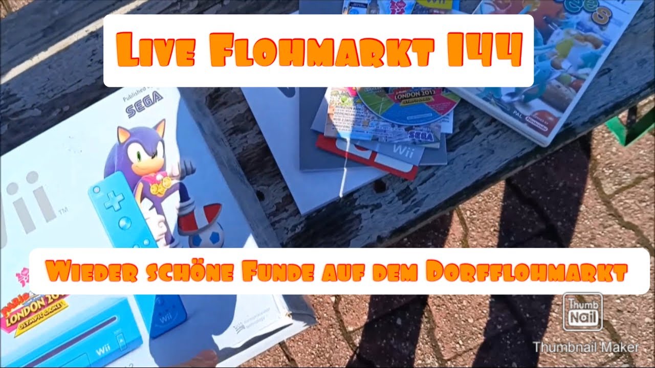 Live Flohmarkt 144 Wieder schöne Funde auf dem Dorfflohmarkt !
