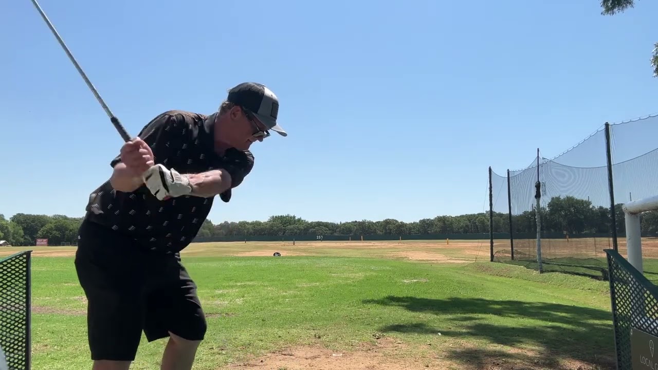 Golf 8 finger (baseball) grip.  Day one.