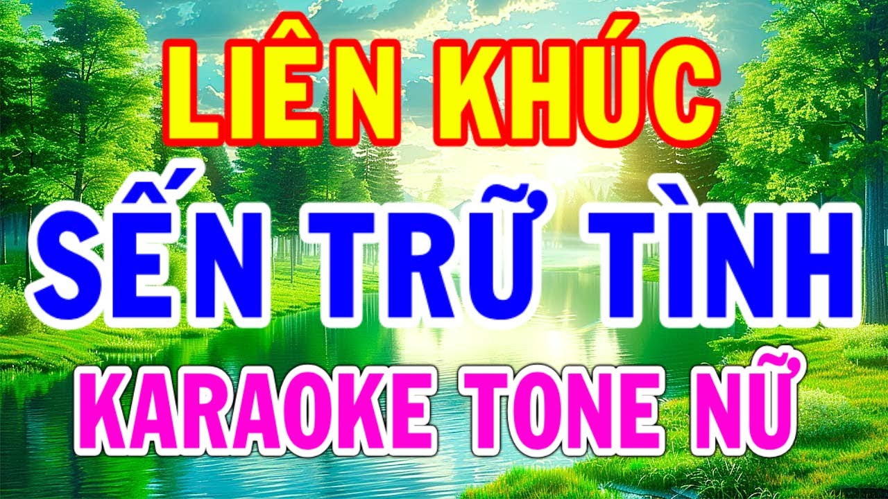 Karaoke Liên Khúc Sến Trữ Tình Tone Nữ Beat Hay Thành Lý Organ