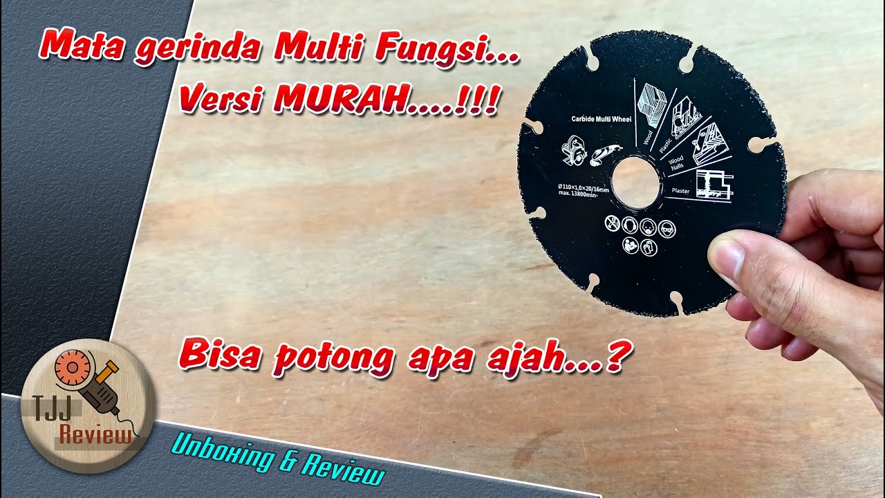 versi murah tapi banyak bisanya, review mata gerinda CARBIDE MULTI WHEEL