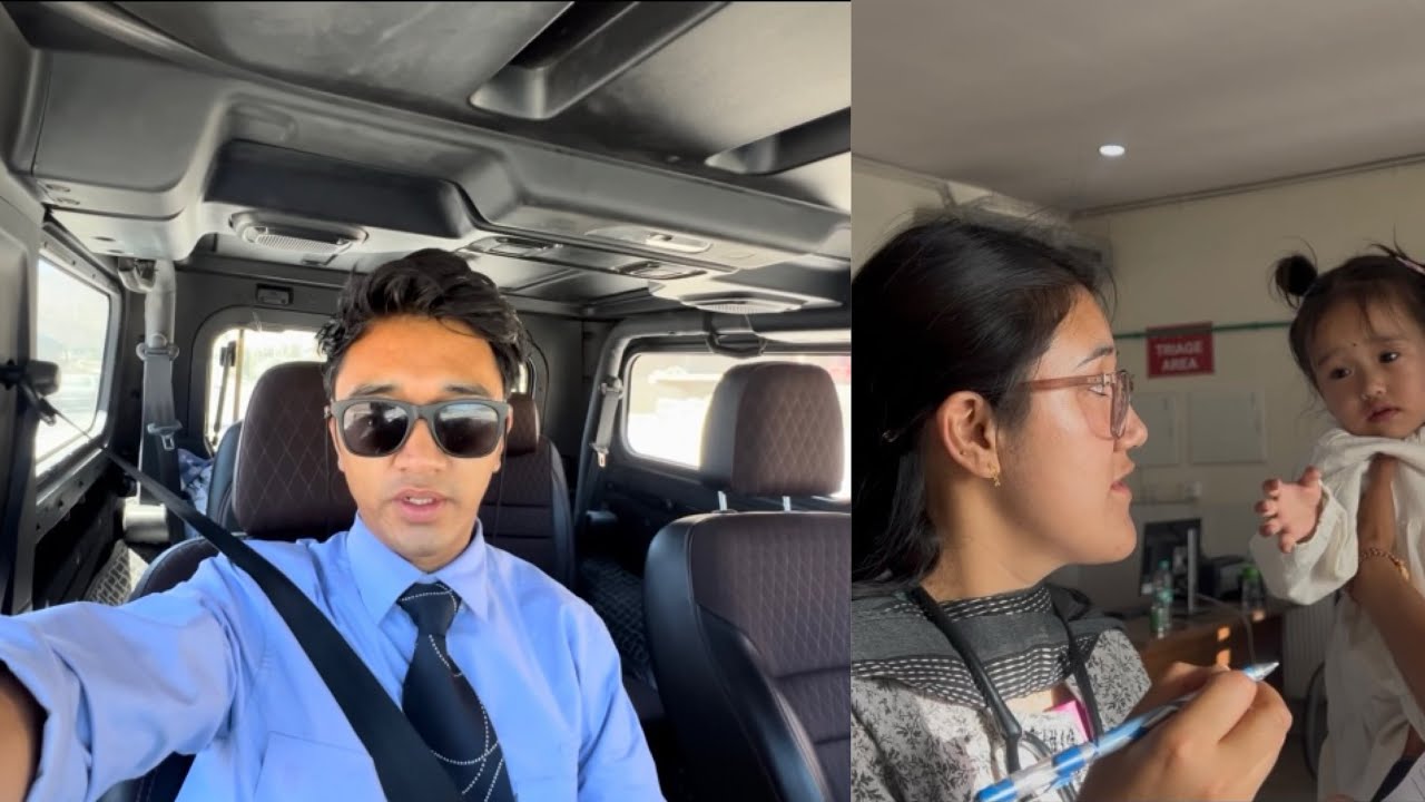 School Rush! Daughter Felt Unwell 😢 | Doctor Aunt to the Rescue 👩‍⚕️❤️ | DAY 10/365 #vlog challenge