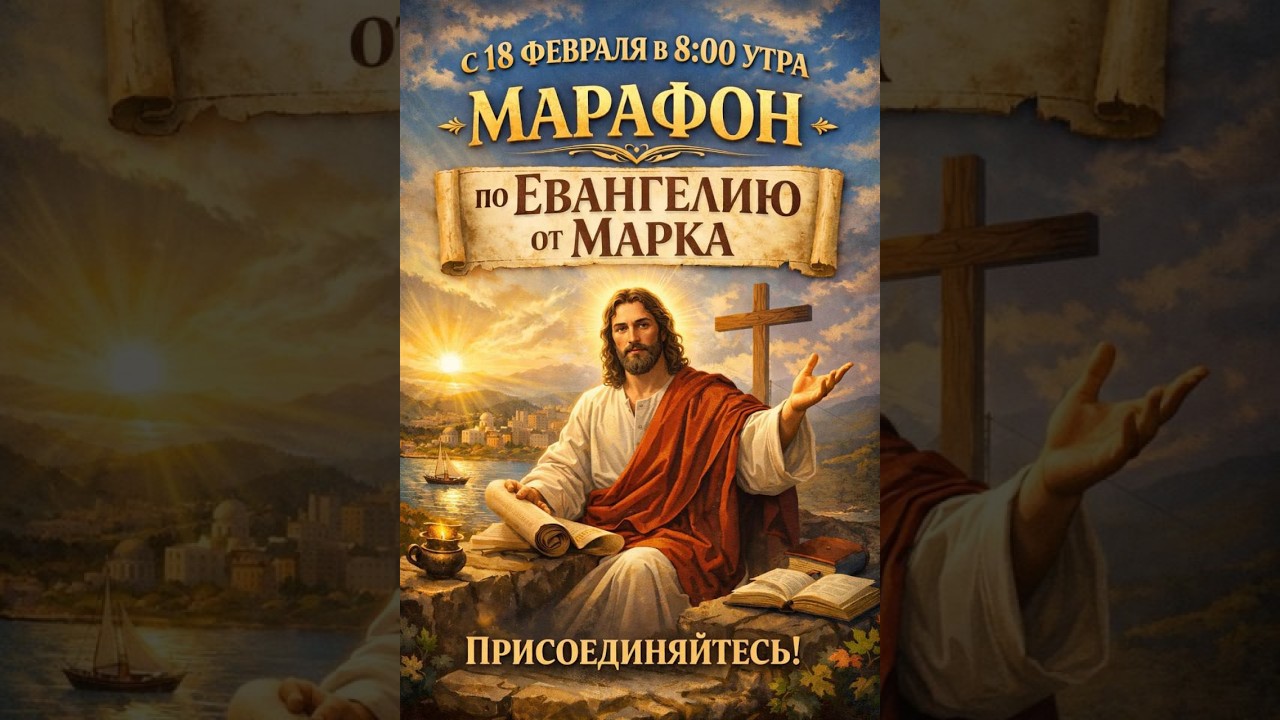 12.03.2026 - 📖 МАРАФОН ПО ЕВАНГЕЛИЮ ОТ МАРКА 9:30-50