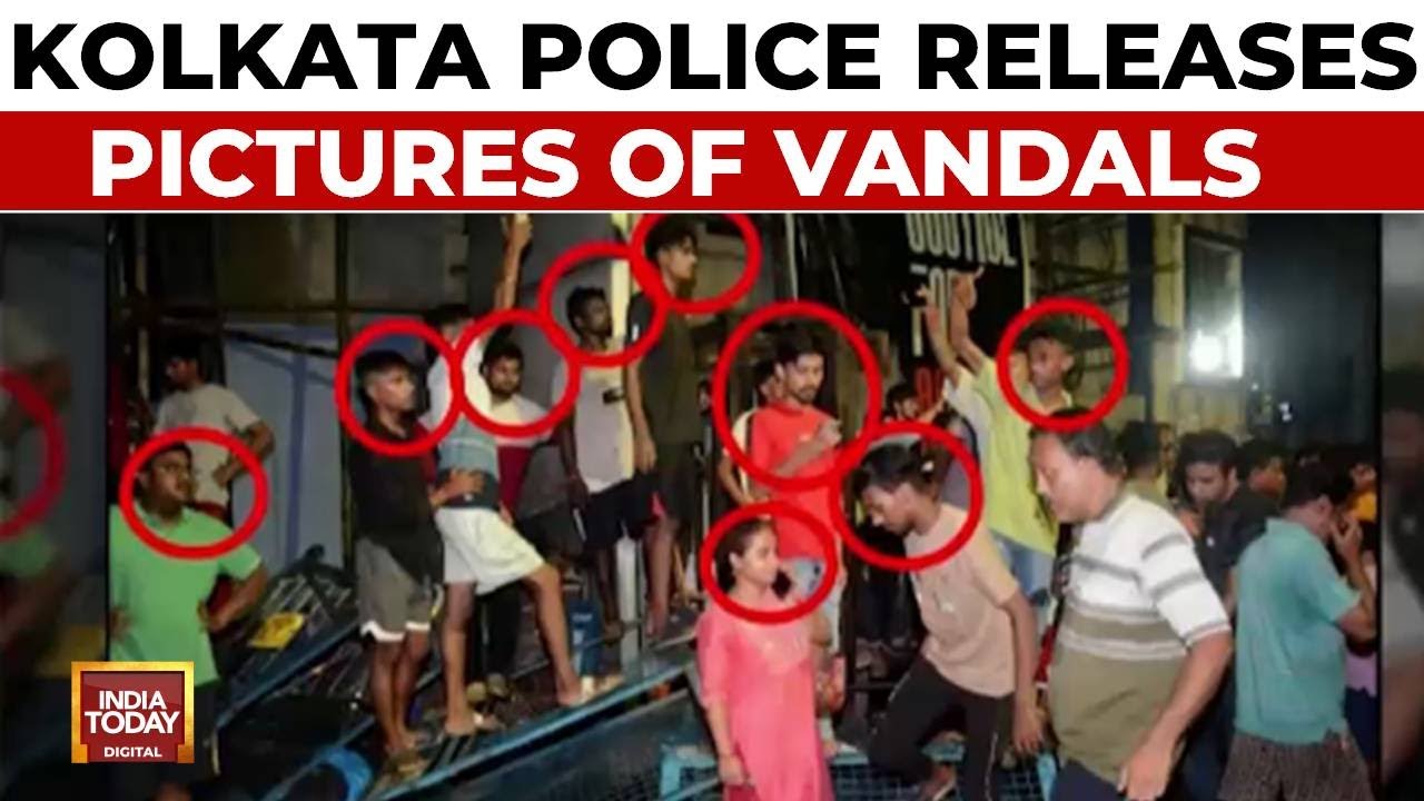 Kolkata Police Releases Pictures Of Vandals | Images Of RG Kar Hospital Hooligans Released