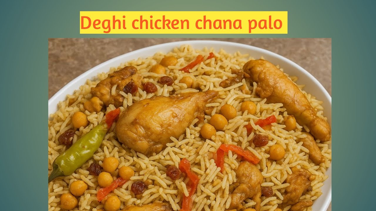 Deghi chicken chana pulao ! دیگی چکن چنا پلاؤ! How To Make Deghi Chicken Chana pulao 