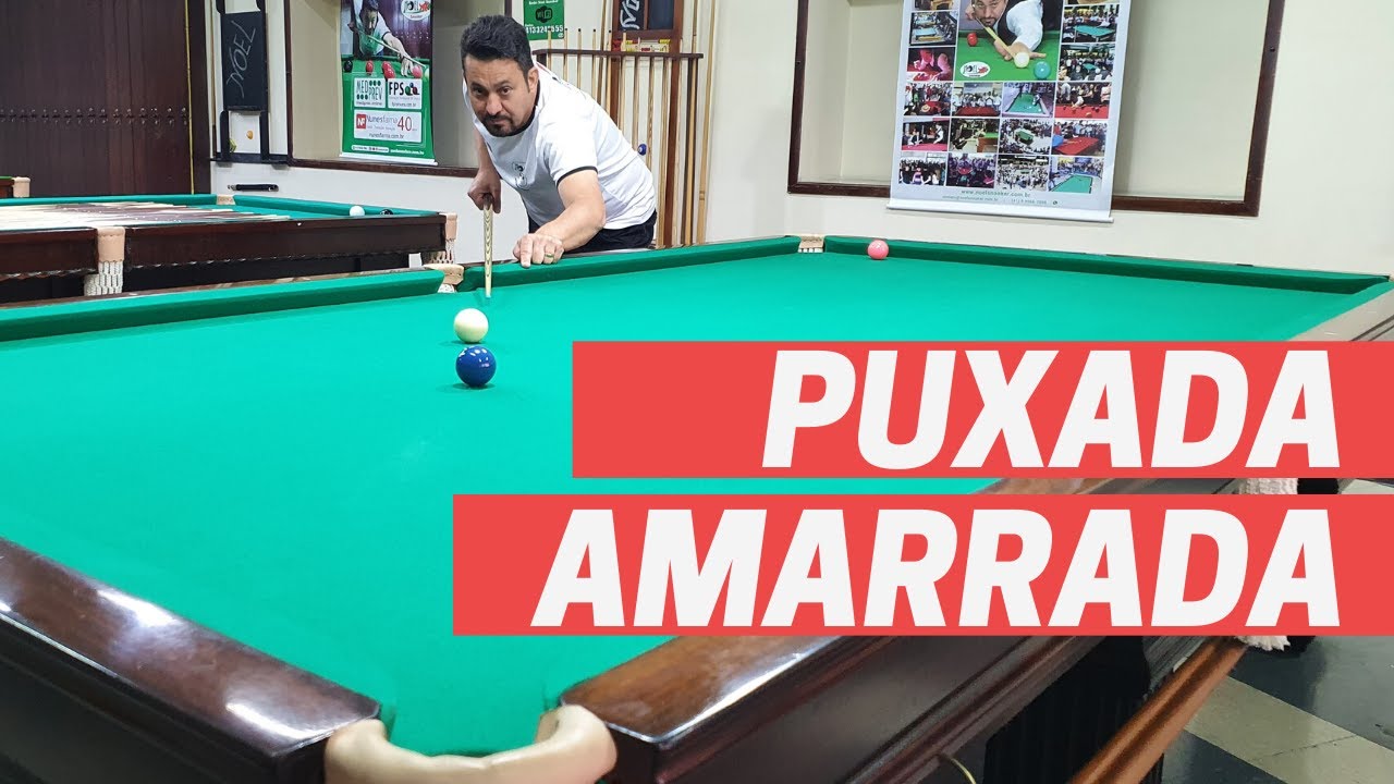 Último passo do controle da bola branca - Puxada Amarrada