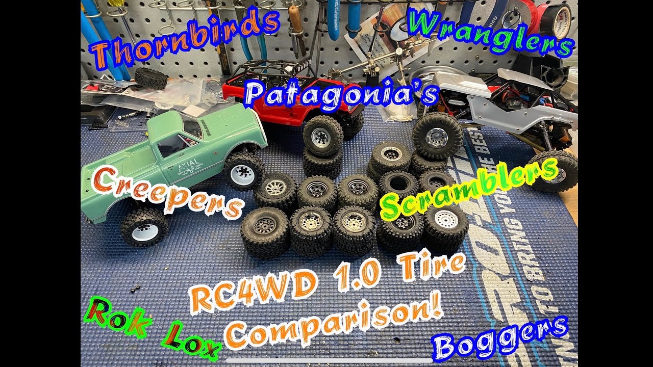 RC4WD 1.0 Tire Comparison! Which tire is for you?