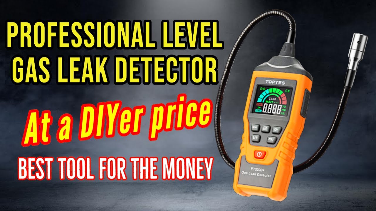Gas Leak Detector Sniffer from TopTes, Professional Level Flammable Combustible Gas Leak Detector