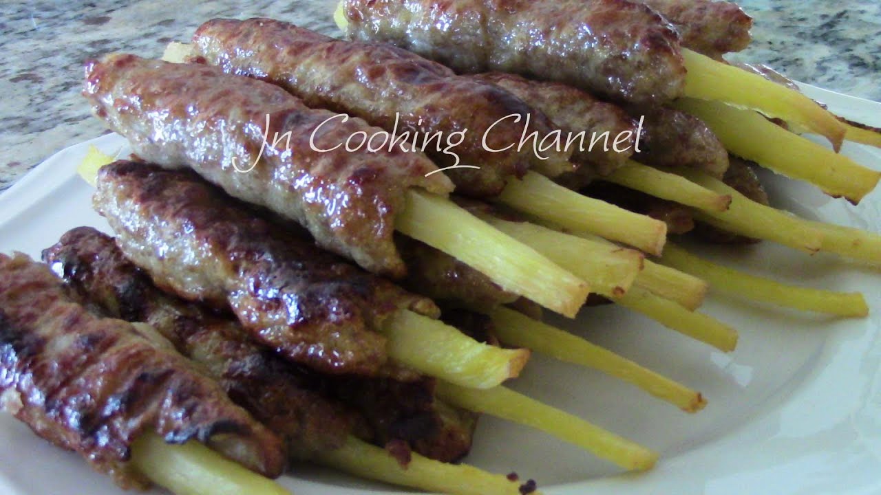 Jn Shrimp and Pork Paste  with Pineapple Skewers - Tom va Heo Thom Lui