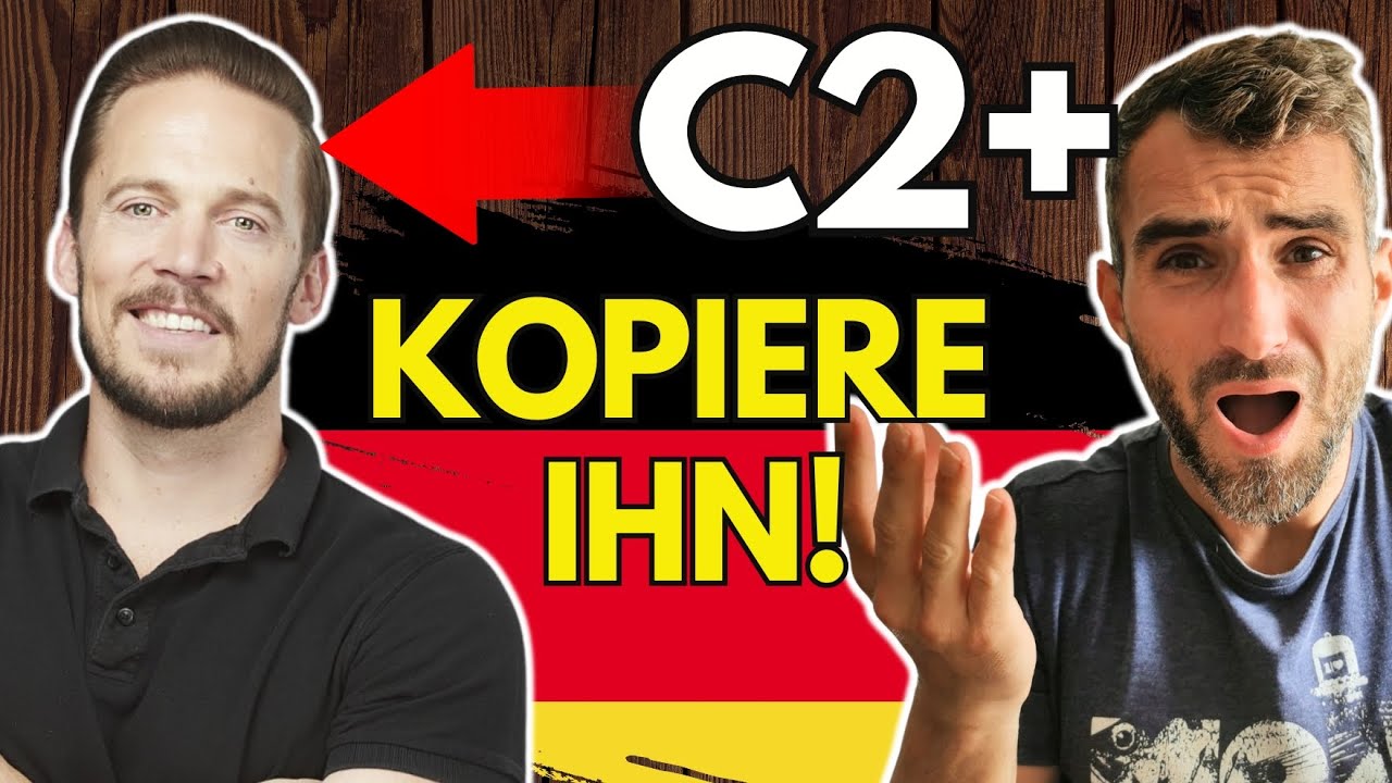 Hörverstehen, Aussprache, Sprechen C2: Kopiere seine Methoden für fließendes Deutsch!