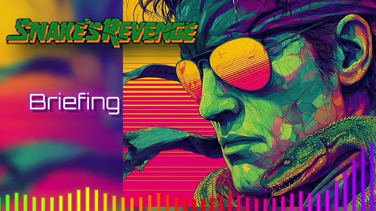 Metal Gear Snake's Revenge ~  Briefing ~ OST 80s Synthwave ~ Electro Pop Version ~ NES ~