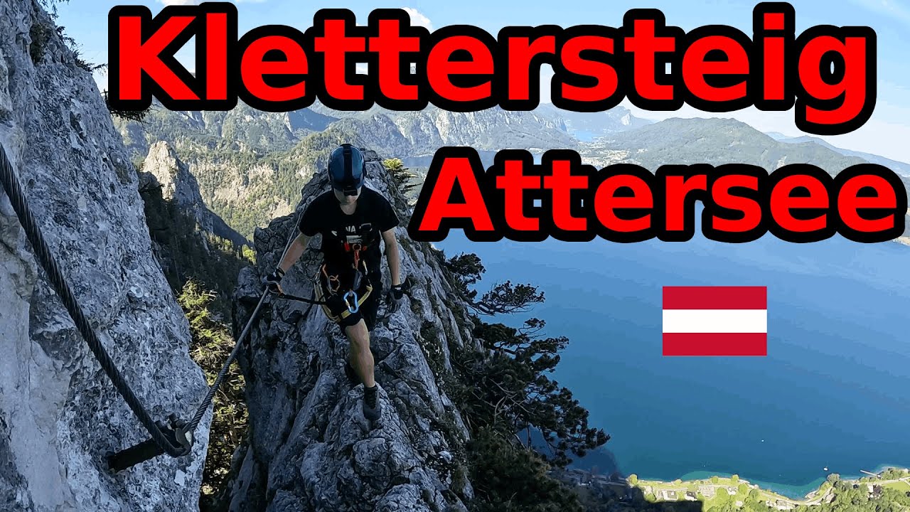 Klettersteig Attersee - Převis D/E I Rakouské Ferraty