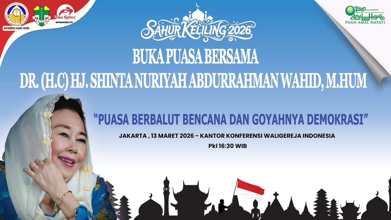 BUKA PUASA BERSAMA DR. (H.C) HJ. SHINTA NURIYAH ABDURRAHMAN WAHID, M.HUM BERSAMA  KWI