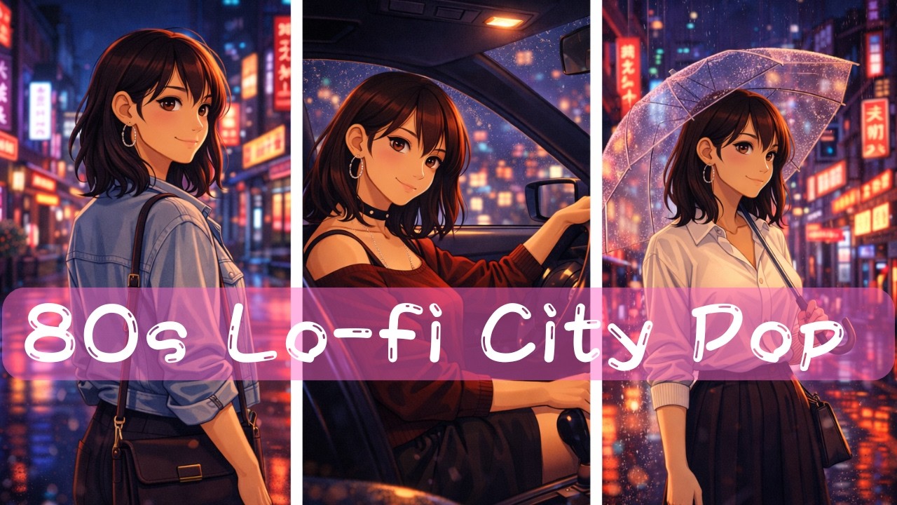 Japanese 80s City Pop｜Late Night Drive, Neon Lights & Club Afterglow