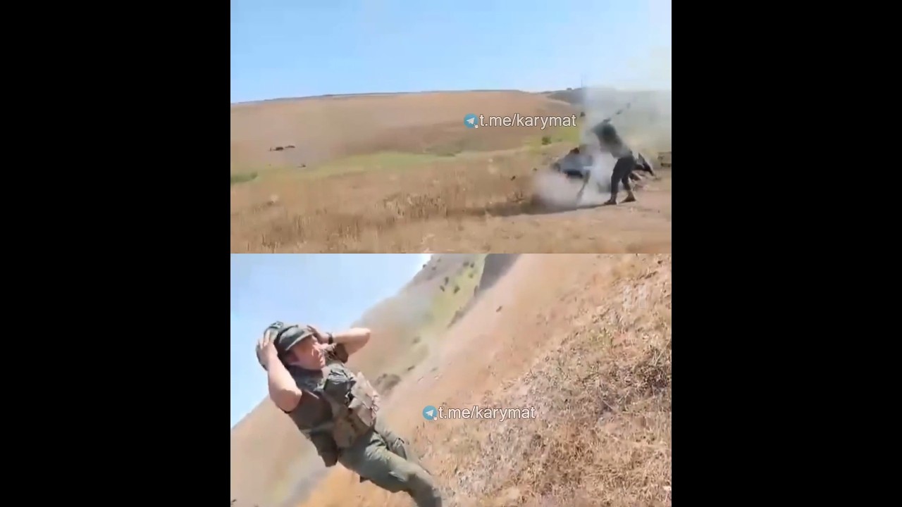 Russian Almost Blows Himself Up With RPG During Training