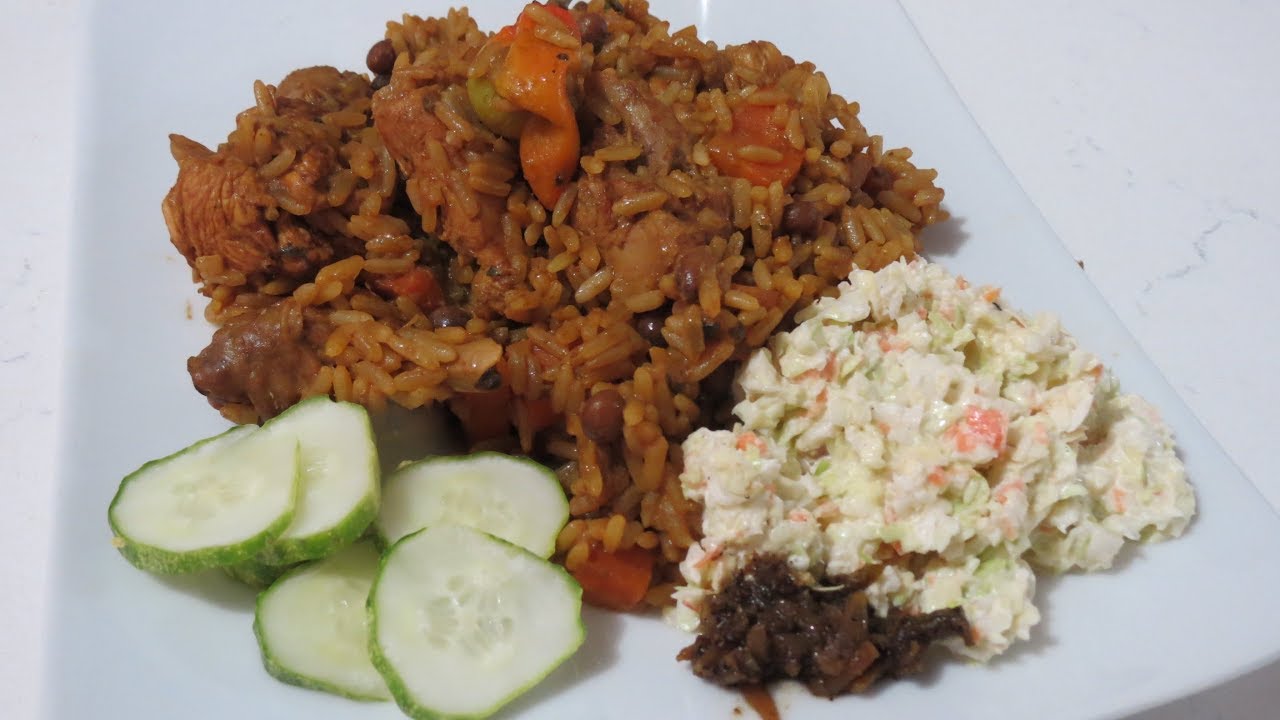 XTRA Special CHICKEN PELAU and COLESLAW | Trinidad | Caribbean Cooking