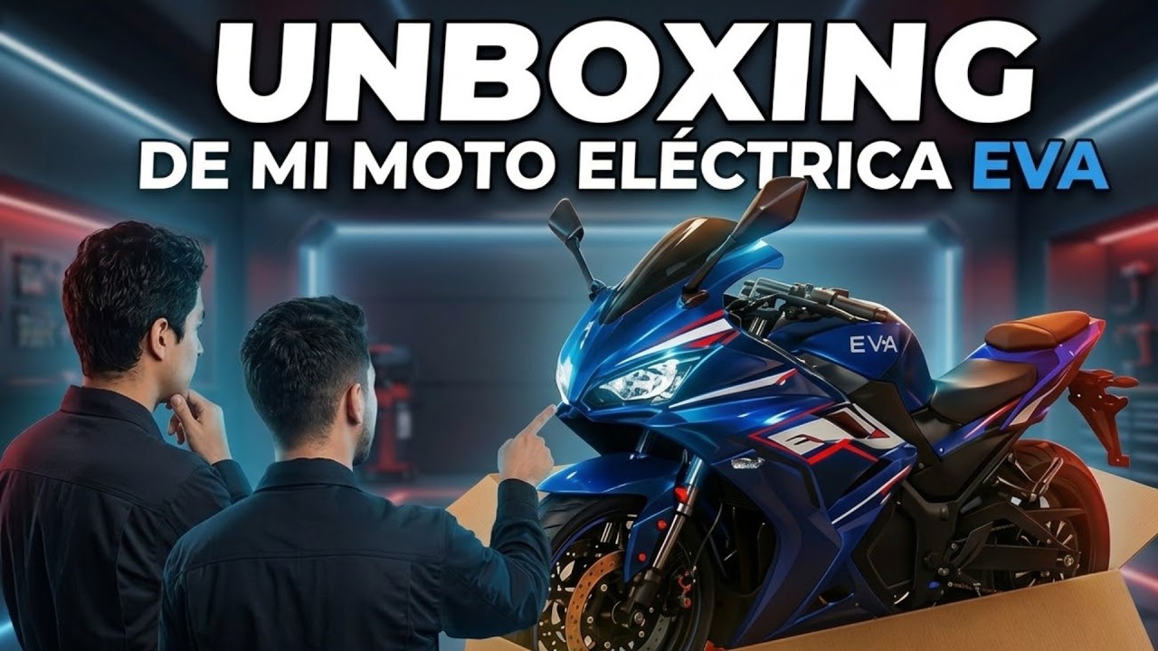 🚀 UNBOXING de la MOTO ELÉCTRICA EVA STORM ⚡ | ¡La bestia llegó!