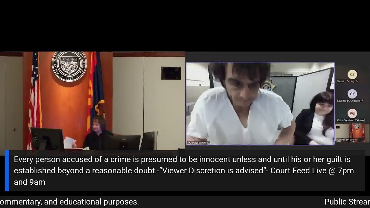 COURT LIVE 2.1.26 from Pima County Jail | Initial Appearance After Arrest