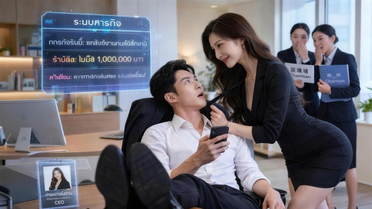 ผมแอบอู้ทุกวันกับเด็กฝึกงานสาวสวย…ใครจะคิดว่าเธอคือประธานบริษัท!