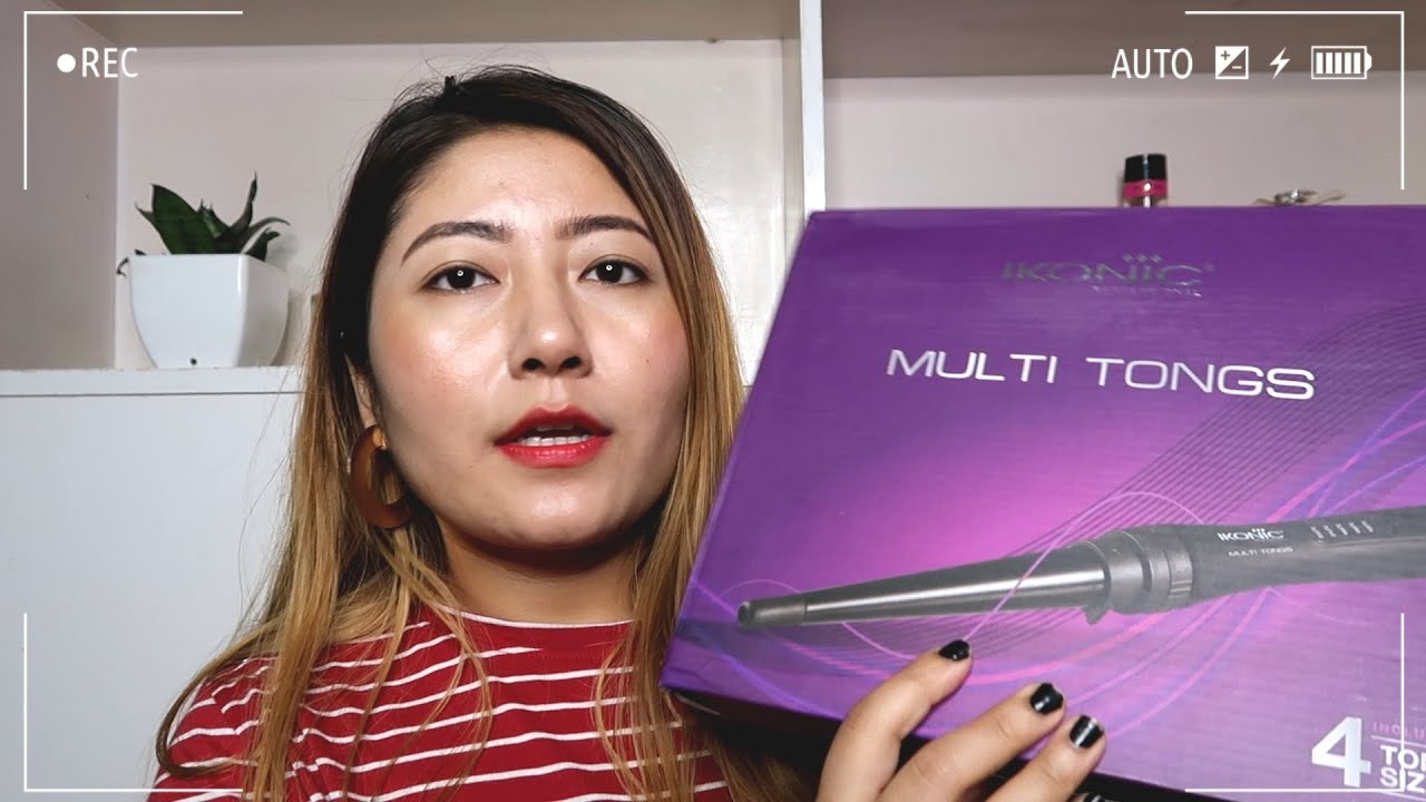 *NEW* ICONIC 4in1 hair curling Tong/ first impression/ Review.