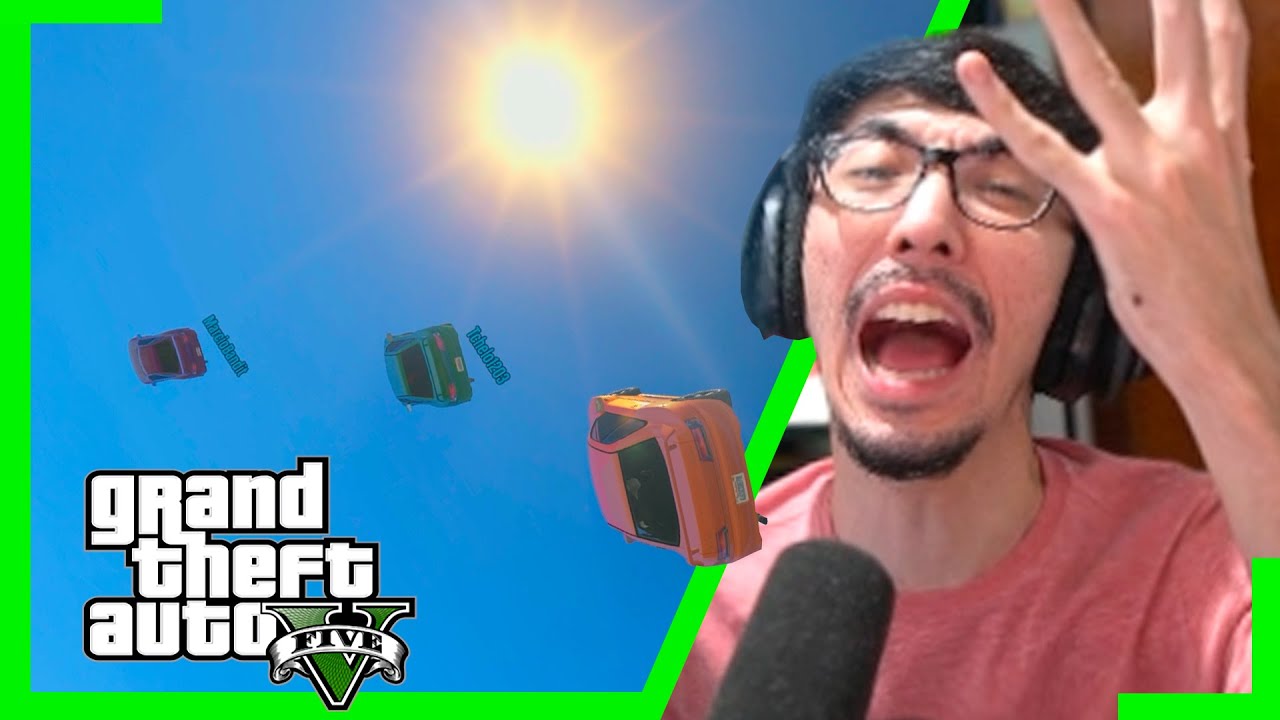 JUMP SCARE no GTA!!!😱 - GTA V Corridas Malucas #490