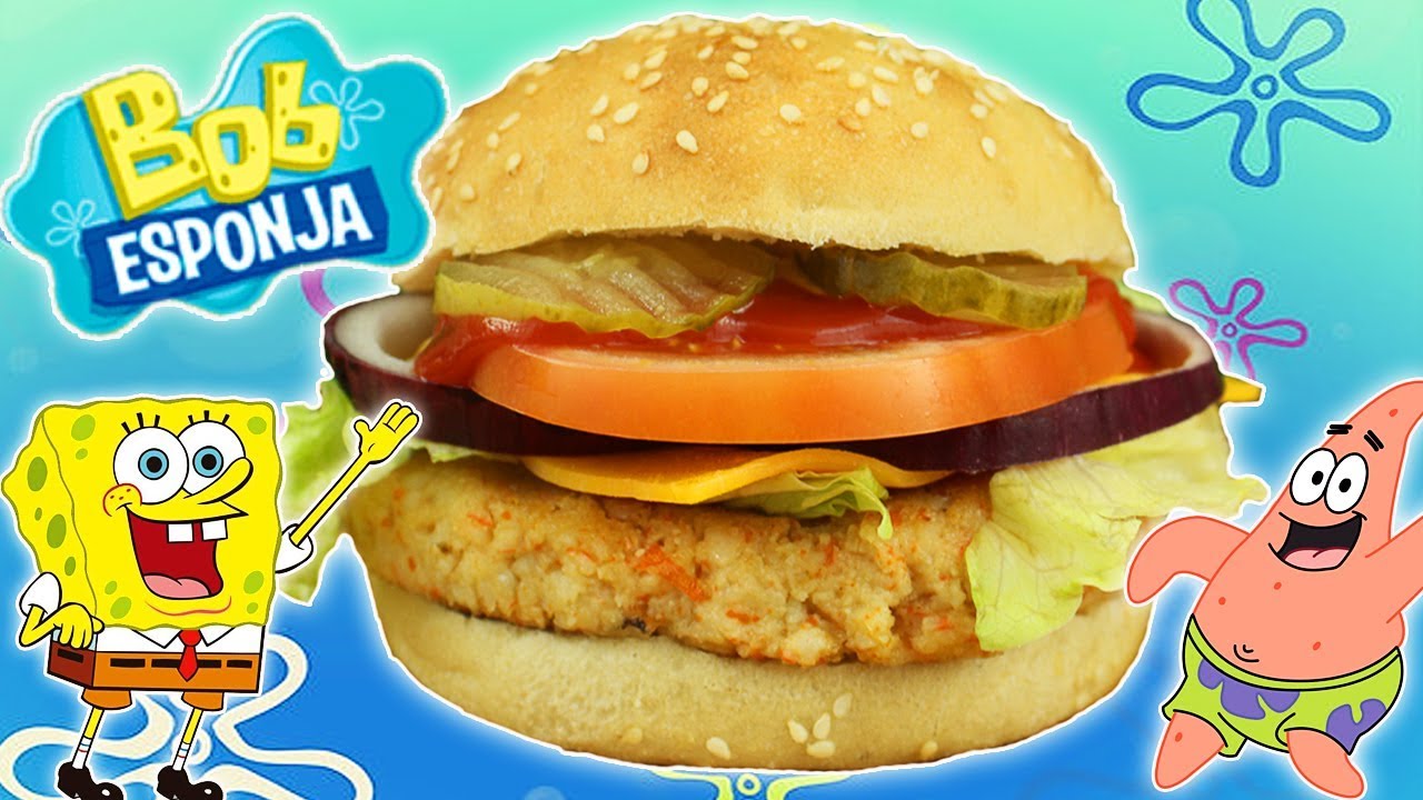 Burger CANGREBURGER de BOB ESPONJA! RECETA SECRETA REVELADA!