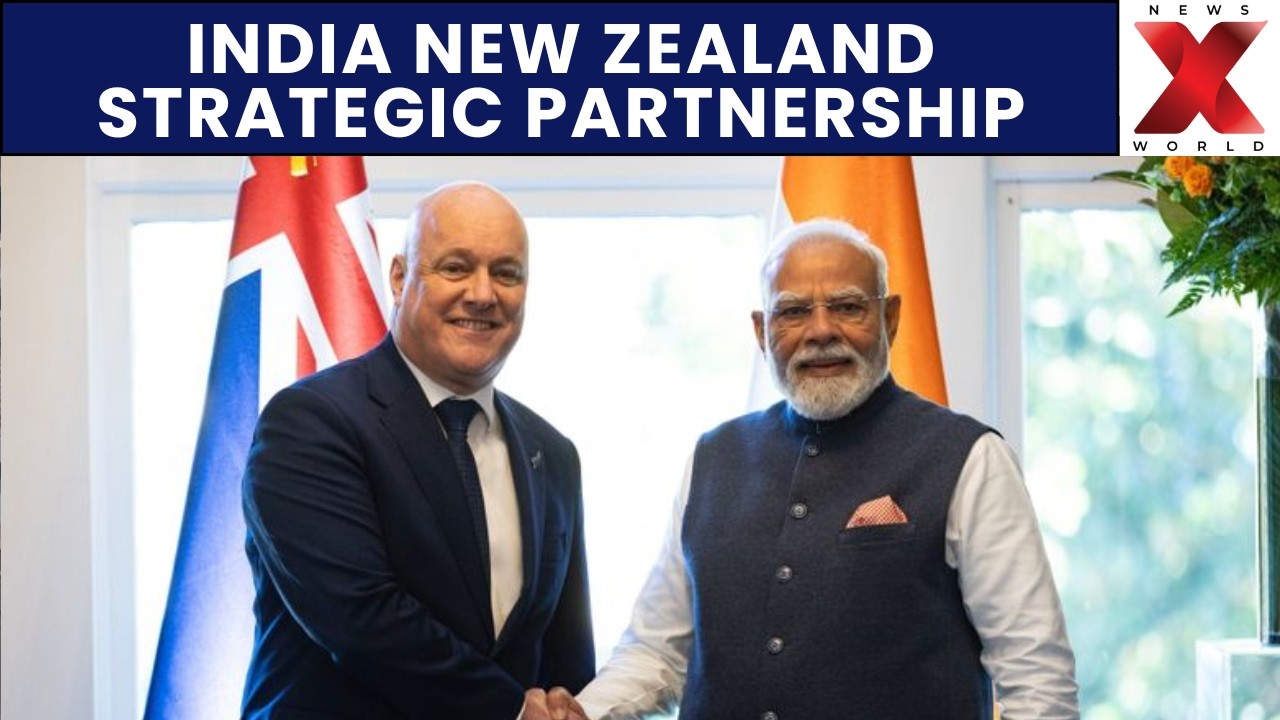 Modi Luxon launch India New Zealand strategic partnership roadmap | NewsX World