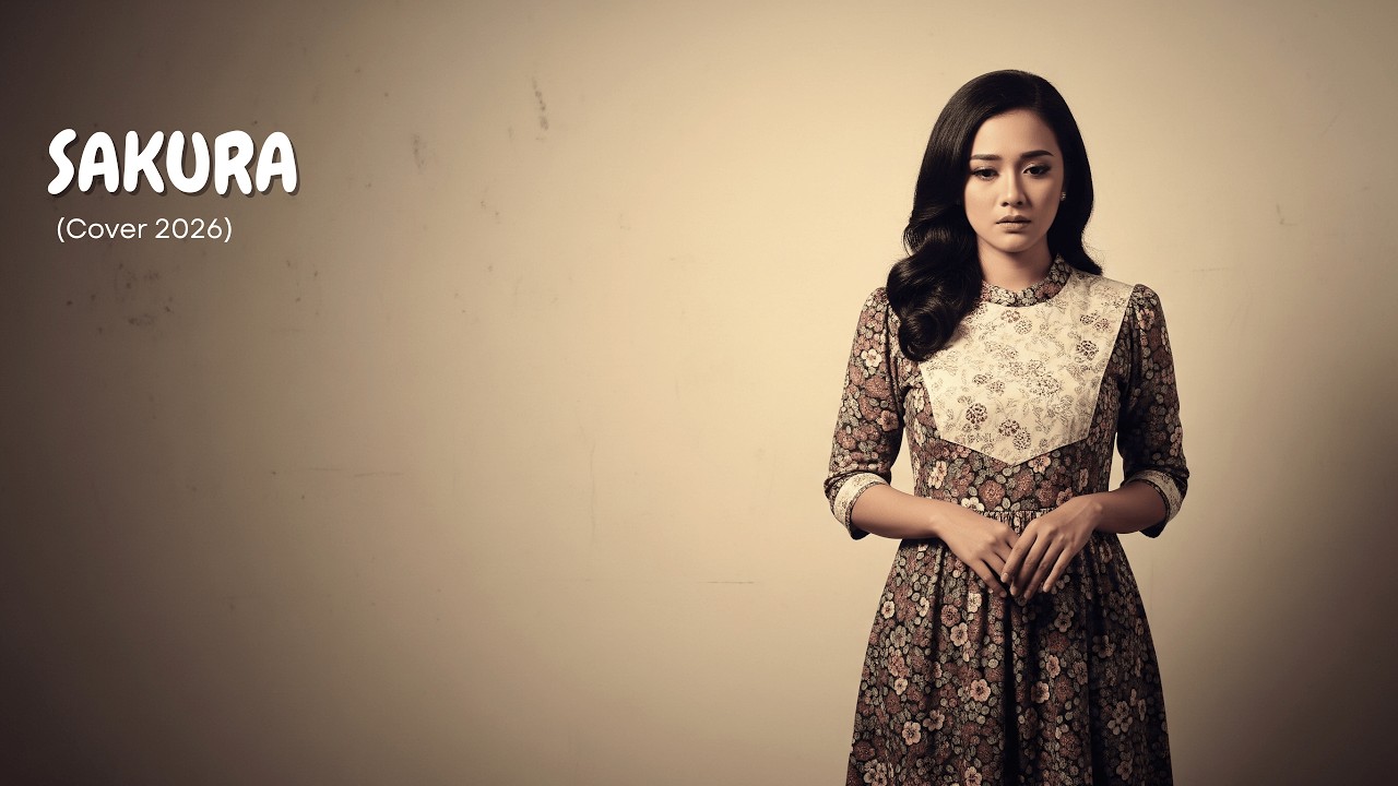 SAKURA – Fariz RM | Cover Dikaakuh (Lyrics Video) | Nostalgia 80/90an