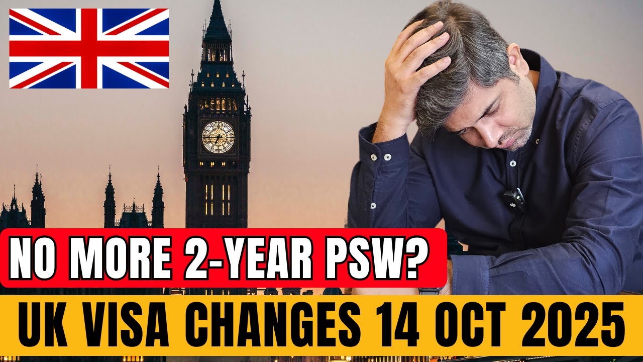 NEW UK Student Visa Rules (14 Oct 2025) | UK Graduate Route Cut to 18 Months?