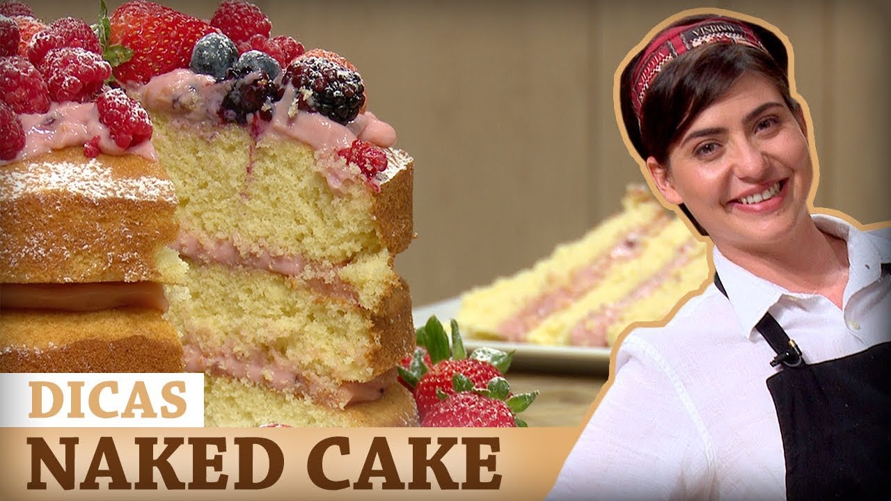 NAKED CAKE DE FRUTAS VERMELHAS com Izabel | DICAS MASTERCHEF
