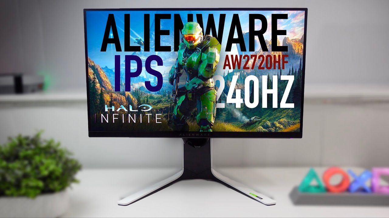 Распаковка и обзор игрового монитора Alienware AW2720HF! 240-герцовый монстр с футуристическим ди...