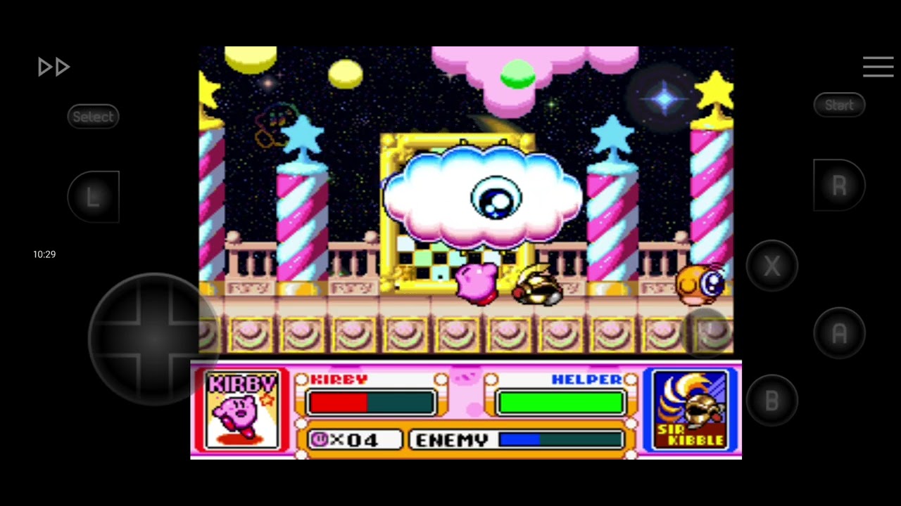 Jugando Kirby's fun pak xd