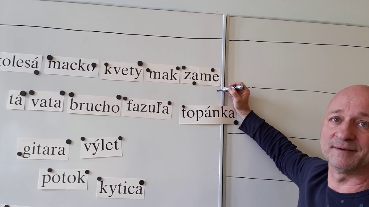 Slovenský jazyk - delenie slov