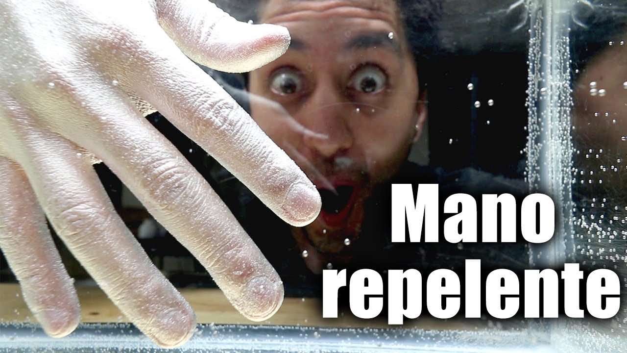 HICE MI MANO REPELENTE AL AGUA!!!! (experimento)