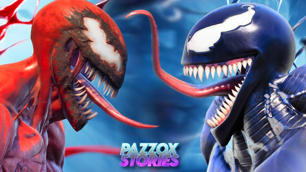 CARNAGE VS VENOM SU FORTNITE 🎬 Fortnite Stories Pazzox