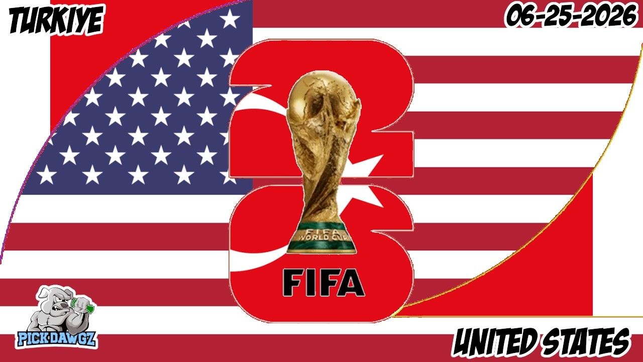 Турция против США, Чемпионат мира 2026: бесплатные прогнозы на 25.06.26 от PickDawgz, ставки на ф...