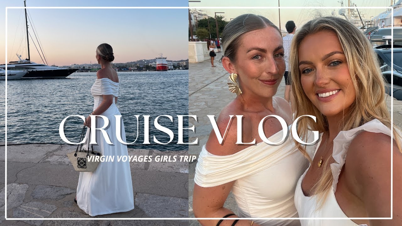 CRUISE VLOG| VIRGIN VOYAGES GIRLS TRIP| Katie Peake