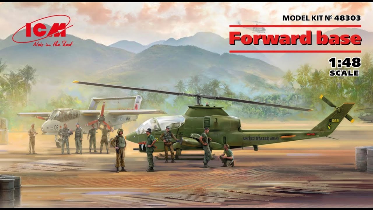 ICM Forward Base 1/48 Vietnam War 48303 kit review
