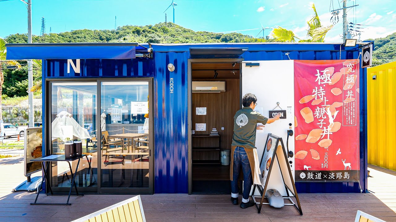【閉店】１０００円超えのカツ丼＆親子丼をたった1人で回し切るワンオペ丼ぶり職人！席数１２席のコンテナ丼ぶり専門店の慌ただしい１日丨Ultimate Egg Rice Bowl in Japan