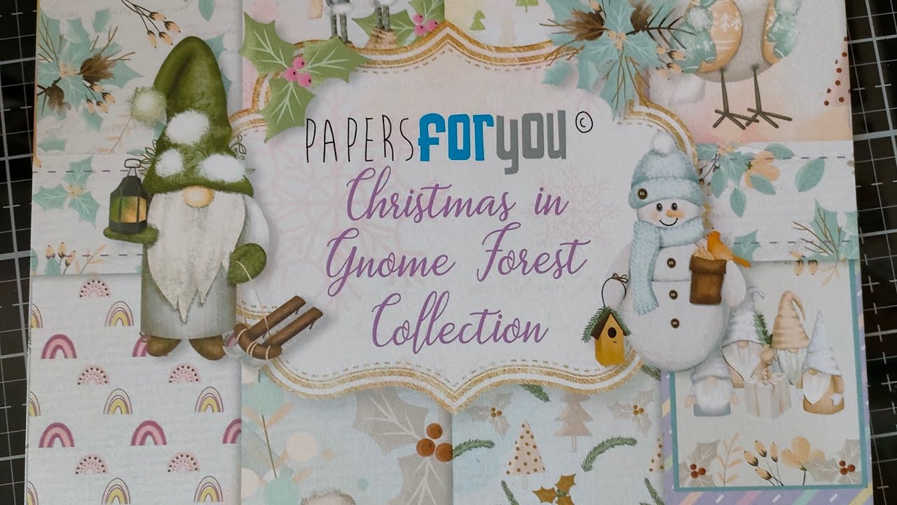 [TUTO]  N°1 ALBUM PARTENARIAT HORIZON CRÉATIF 😉 collection CHRISTMAS IN GNOME FOREST