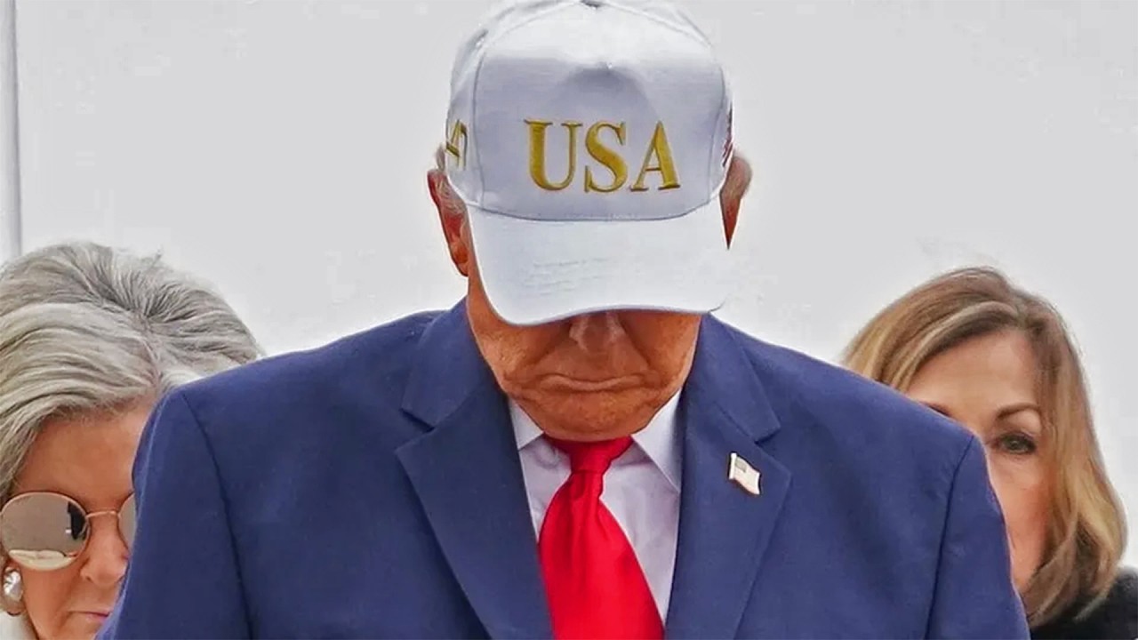 Can Trump TAKE OFF the f***ing hat?