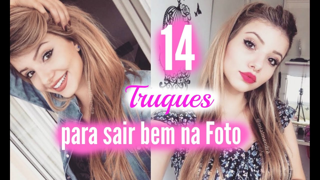 14 truques que VOCÊ deve SABER para sair bem na FOTO!!