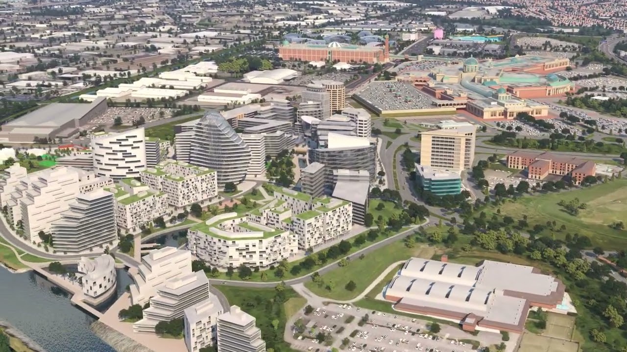 Flythrough the future of TraffordCity
